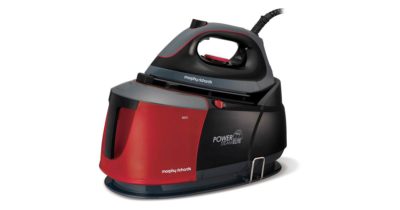 Morphy Richards 332006  Auto-Clean Power Elite Steam Generator Black & Red